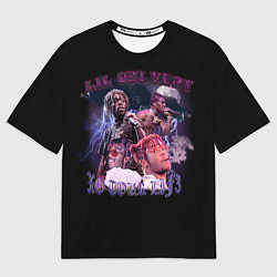 Футболка оверсайз мужская LIL UZI VERT XO TOUR LIF3, цвет: 3D-принт