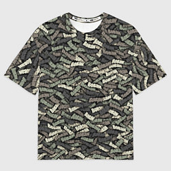 Мужская футболка оверсайз Камуфляж - Вован