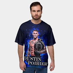 Футболка оверсайз мужская ДАСТИН ПОРЬЕ, цвет: 3D-принт — фото 2