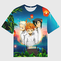 Футболка оверсайз мужская Обещанный Неверленд, цвет: 3D-принт