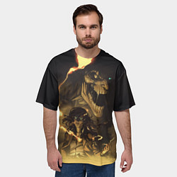 Футболка оверсайз мужская АТАКА ТИТАНОВ ФИНАЛ, цвет: 3D-принт — фото 2