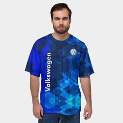 Футболка оверсайз мужская Volkswagen, цвет: 3D-принт — фото 2