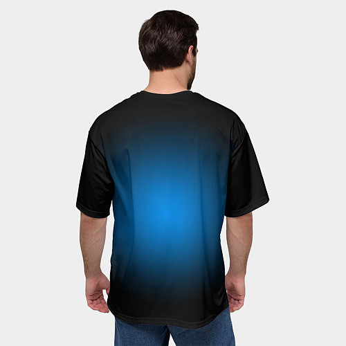 Мужская футболка оверсайз Little Nightmares / 3D-принт – фото 4