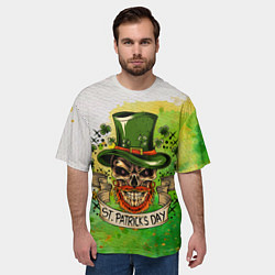 Футболка оверсайз мужская Рыжий, цвет: 3D-принт — фото 2