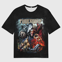 Футболка оверсайз мужская Powerwolf, цвет: 3D-принт