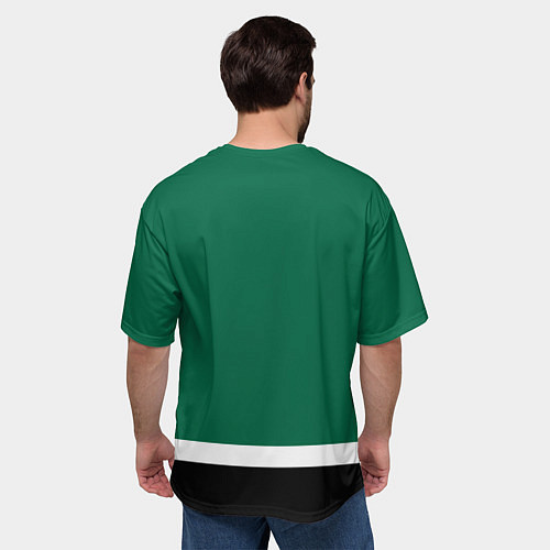 Мужская футболка оверсайз Даллас Старз Форма1 / 3D-принт – фото 4