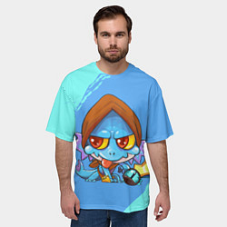 Футболка оверсайз мужская Сларк Dota 2, цвет: 3D-принт — фото 2
