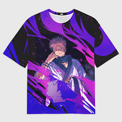 Футболка оверсайз мужская Магическая битва, цвет: 3D-принт