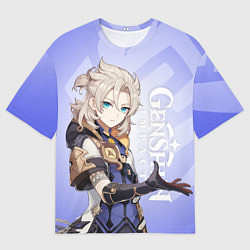 Мужская футболка оверсайз GENSHIN IMPACT, АЛЬБЕДО