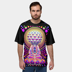 Футболка оверсайз мужская Чакра, цвет: 3D-принт — фото 2
