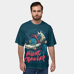 Футболка оверсайз мужская Night Crawler Dota 2, цвет: 3D-принт — фото 2
