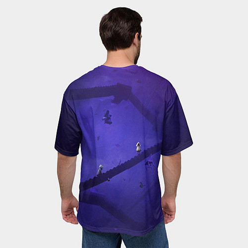 Мужская футболка оверсайз LITTLE NIGHTMARES ЛИТЛ НАЙТМ / 3D-принт – фото 4