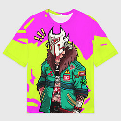 Футболка оверсайз мужская Джагер Dota 2, цвет: 3D-принт