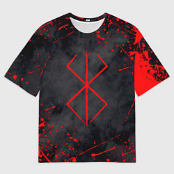 Футболка оверсайз мужская BERSERK БЕРСЕРК КЛЕЙМО, цвет: 3D-принт