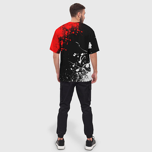 Мужская футболка оверсайз Five Finger Death Punch 8 / 3D-принт – фото 4
