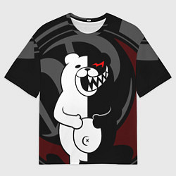 Футболка оверсайз мужская MONOKUMA МОНОКУМА DANGANRO, цвет: 3D-принт