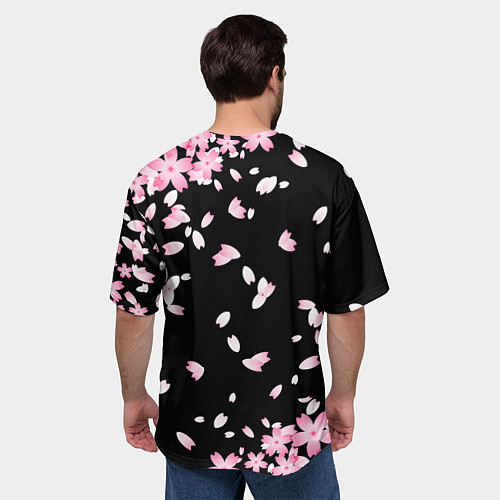 Мужская футболка оверсайз NEZUKO НЕЗУКО / 3D-принт – фото 4