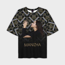 Футболка оверсайз мужская Манижа Manizha, цвет: 3D-принт