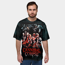 Футболка оверсайз мужская Cannibal Corpse, цвет: 3D-принт — фото 2
