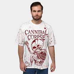 Футболка оверсайз мужская Cannibal Corpse, цвет: 3D-принт — фото 2