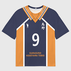 Футболка оверсайз мужская KARASUNO 9 ФОРМА КАРАСУНО, цвет: 3D-принт