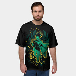 Футболка оверсайз мужская GENSHIN IMPACT, ВЕНТИ, цвет: 3D-принт — фото 2
