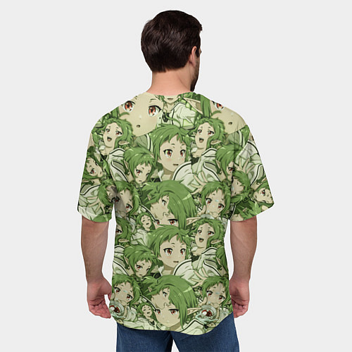 Мужская футболка оверсайз Сильфиетта Грейрат / 3D-принт – фото 4