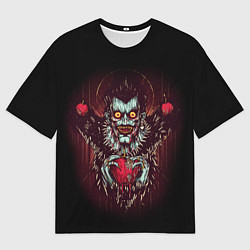 Футболка оверсайз мужская DEATH NOTE ТЕТРАДЬ СМЕРТИ, цвет: 3D-принт