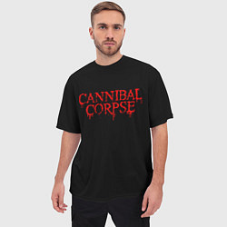 Футболка оверсайз мужская Cannibal Corpse, цвет: 3D-принт — фото 2