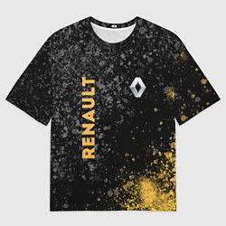 Мужская футболка оверсайз Renault Брызги
