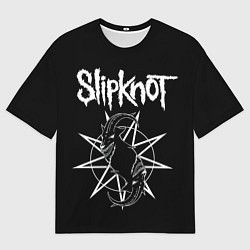 Футболка оверсайз мужская Skipknot Козел, цвет: 3D-принт