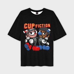 Футболка оверсайз мужская CUP FICTION, цвет: 3D-принт