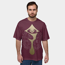 Футболка оверсайз мужская Hellsing, цвет: 3D-принт — фото 2