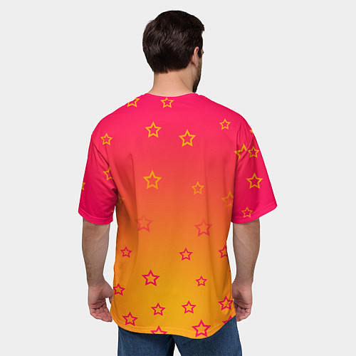 Мужская футболка оверсайз ВЫДАЮЩИЕСЯ ЗВЕРИ / 3D-принт – фото 4