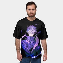 Футболка оверсайз мужская JUJUTSU KAISEN, цвет: 3D-принт — фото 2