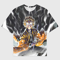 Мужская футболка оверсайз ЗЕНИЦУ ZENITSU KNY