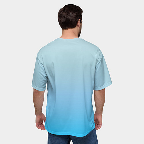 Мужская футболка оверсайз Kohaku / 3D-принт – фото 4