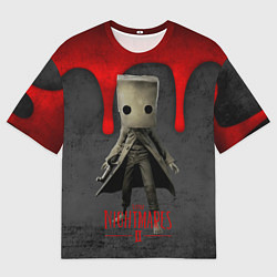 Футболка оверсайз мужская Little Nightmares 2 кровь, цвет: 3D-принт