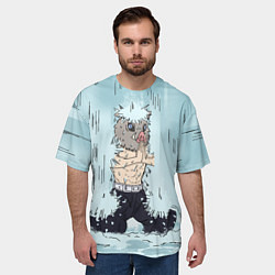 Футболка оверсайз мужская МЕДИТАЦИЯ ИНОСКЕ, цвет: 3D-принт — фото 2