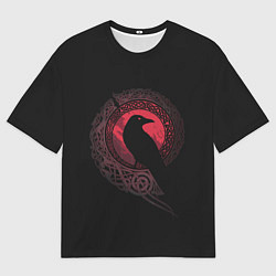 Футболка оверсайз мужская EDDA Odins Eye, цвет: 3D-принт