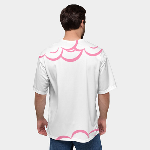 Мужская футболка оверсайз Клинок, рассекающий демонов ПЕРСОНАЖИ / 3D-принт – фото 4