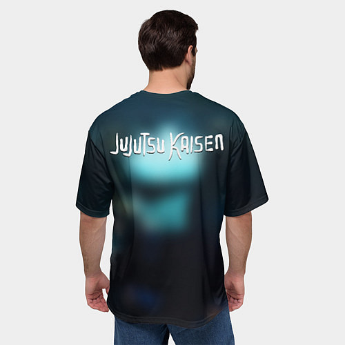 Мужская футболка оверсайз Магическая битва / 3D-принт – фото 4