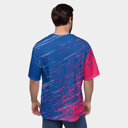 Мужская футболка оверсайз CHELSEA / 3D-принт – фото 4
