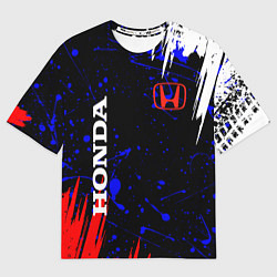 Футболка оверсайз мужская HONDA, цвет: 3D-принт