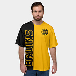 Футболка оверсайз мужская NHL BOSTON BRUINS, цвет: 3D-принт — фото 2