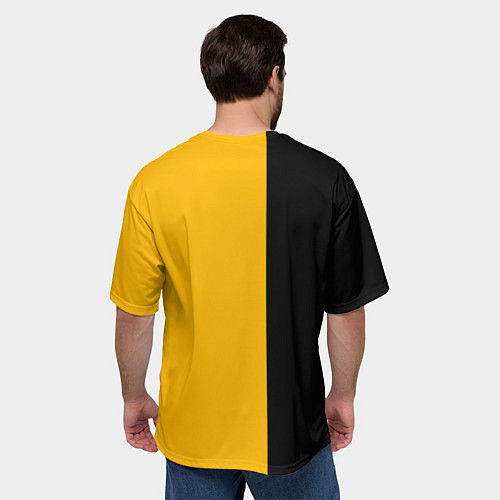 Мужская футболка оверсайз NHL BOSTON BRUINS / 3D-принт – фото 4
