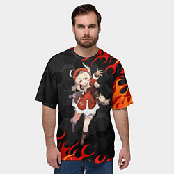 Футболка оверсайз мужская Genshin Impact - Klee, цвет: 3D-принт — фото 2