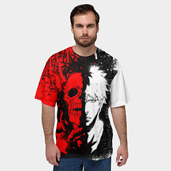 Футболка оверсайз мужская ИЧИГО БЛИЧ ICHIGO BLEACH, цвет: 3D-принт — фото 2