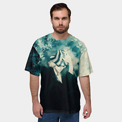 Футболка оверсайз мужская Bleach Кискэ Урахара, цвет: 3D-принт — фото 2