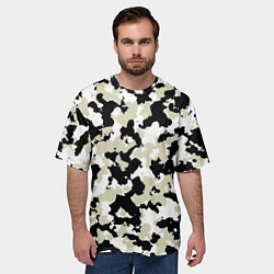 Футболка оверсайз мужская Холодный камуфляж, цвет: 3D-принт — фото 2